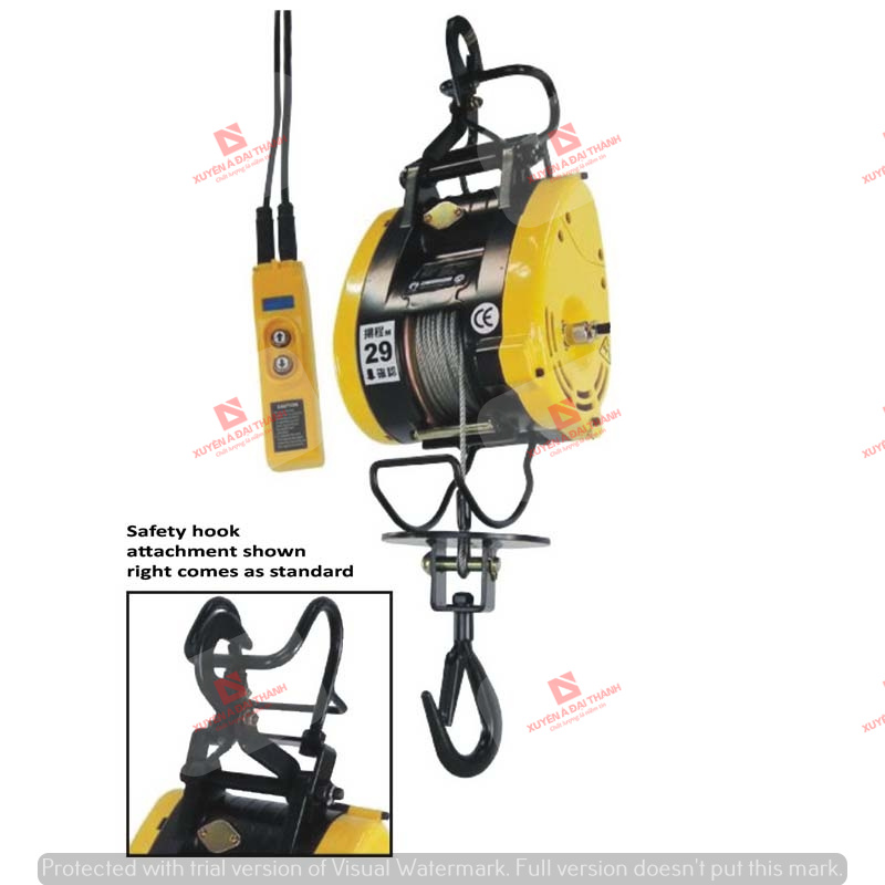 Tời treo mini 195 kg Đài Loan KIO WINCH SK-195 chính hãng