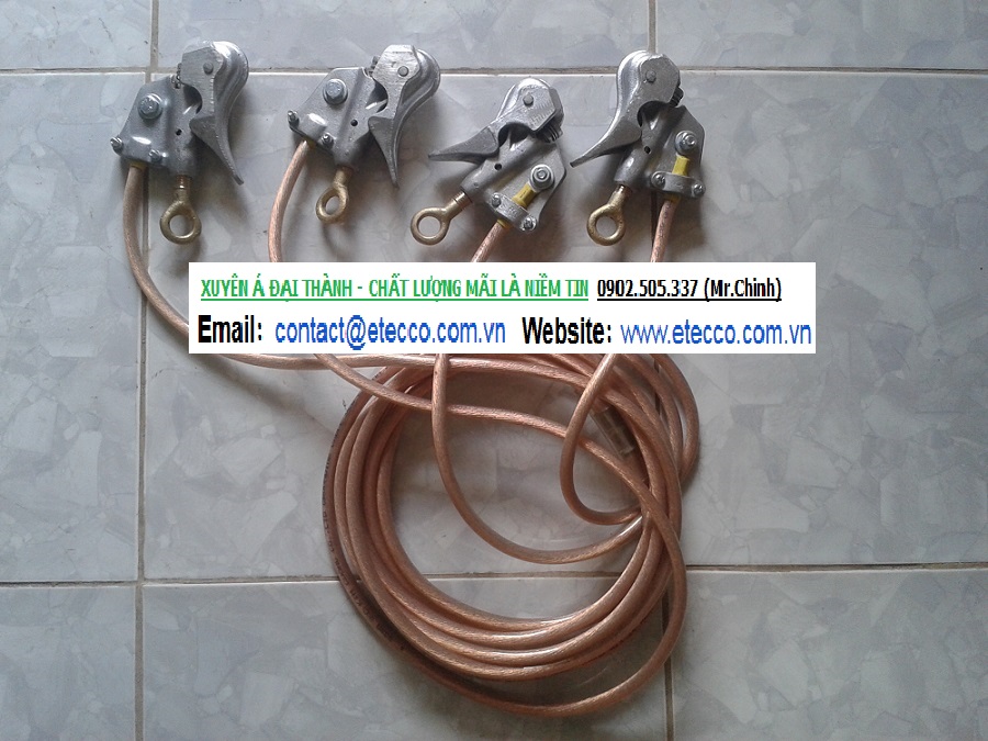 Ảnh Thực Bộ d&acirc;y tiếp địa lưu động trung thế Xuy&ecirc;n &Aacute; Đại Th&agrave;nh