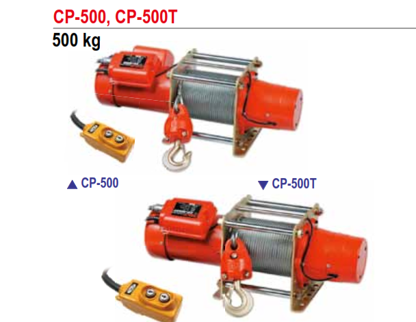 Tời Điện Comeup Đài Loan - CP-500 Và CP-500T